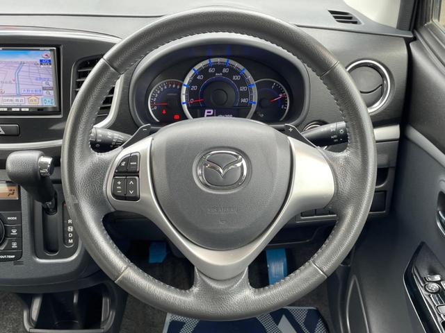 フレアカスタムスタイル XT ナビ バックカメラ 禁煙車 スマートキー HIDヘッド ETC オートライト オートエアコン 15インチAW CD再生 革巻きステアリング ステアリングスイッチ パドルシフト フォグライト(11枚目)