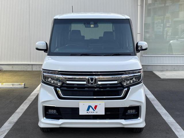 N-BOXカスタム Lターボ 後期 電動スライド 純正ナビ バックカメラ ホンダセンシング レーダークルーズ ハーフレザーシート シートヒーター レーンキープ スマートキー LEDヘッド ETC オートマチックハイビーム(14枚目)