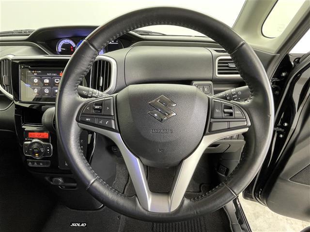 ソリオバンディット ハイブリッドMV 禁煙車 純正9インチナビ フルセグ Bluetooth 全方位カメラ 両側パワースライドドア 衝突軽減システム クルーズコントロール 車線逸脱警報 オートライト 前後ドライブレコーダー ETC(17枚目)