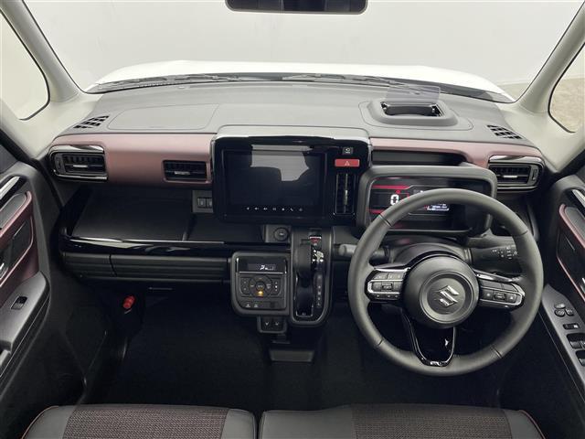 スペーシアカスタム ハイブリッドXS 届出済未使用車 スズキコネクトナビ 全方位モニター 両側パワースライドドア レーダークルーズコントロール 後席サーキュレーター ハイビームアシスト シートヒーター 純正15インチAW スマートキー(2枚目)