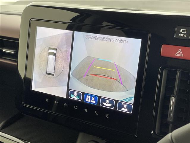 スペーシアカスタム ハイブリッドXS 届出済未使用車 スズキコネクトナビ 全方位モニター 両側パワースライドドア レーダークルーズコントロール 後席サーキュレーター ハイビームアシスト シートヒーター 純正15インチAW スマートキー(3枚目)