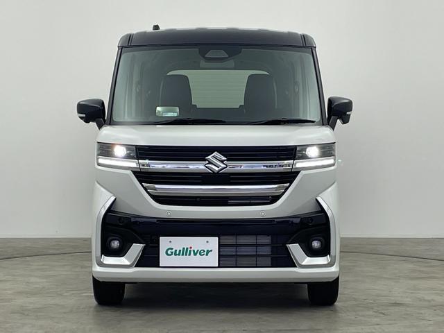 スペーシアカスタム ハイブリッドXS 届出済未使用車 スズキコネクトナビ 全方位モニター 両側パワースライドドア レーダークルーズコントロール 後席サーキュレーター ハイビームアシスト シートヒーター 純正15インチAW スマートキー(50枚目)