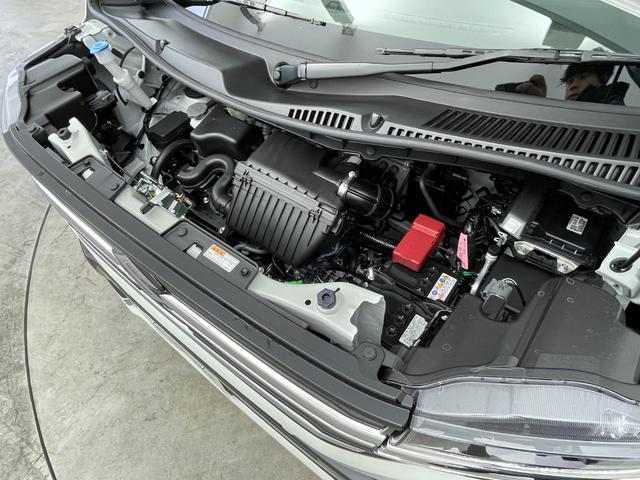 スペーシアカスタム ハイブリッドXS 届出済未使用車 スズキコネクトナビ 全方位モニター 両側パワースライドドア レーダークルーズコントロール 後席サーキュレーター ハイビームアシスト シートヒーター 純正15インチAW スマートキー(77枚目)