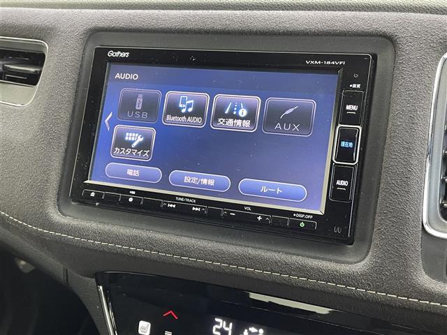 ヴェゼル ハイブリッドRS・ホンダセンシング 純正ナビ バックカメラ 衝突軽減 アダプティブクルーズコントロール レーンアシスト シートヒーター 横滑り防止 アイドリングストップ ETC オートライト スマートキー プッシュスタート 禁煙車(6枚目)