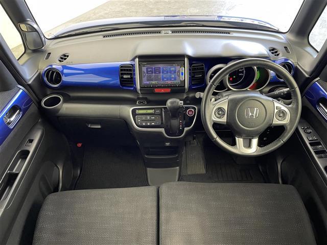 N-BOX G・ターボLパッケージ 禁煙車 純正ナビ バックカメラ ワンセグ クルーズコントロール 両側パワースライドドア オートライト ドライブレコーダー ETC パドルシフト プッシュスタート スマートキー 純正アルミホイール(2枚目)