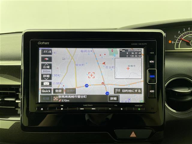 N-BOXカスタム G・Lターボホンダセンシング 両側パワースライドドア 純正ギャザーズナビ バックカメラ ハーフレザーシート シートヒーター ドライブレコーダー ビルトインETC LEDヘッドライト スマートキー 外AW冬タイヤ車載 4WD ターボ(4枚目)