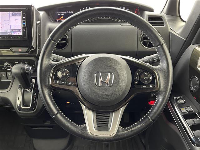 N-BOXカスタム G・Lターボホンダセンシング 両側パワースライドドア 純正ギャザーズナビ バックカメラ ハーフレザーシート シートヒーター ドライブレコーダー ビルトインETC LEDヘッドライト スマートキー 外AW冬タイヤ車載 4WD ターボ(19枚目)