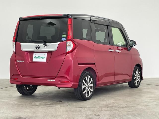 ルーミー カスタムG-T 純正7インチナビ 全方位カメラ 衝突軽減システム クルーズコントロール 横滑り防止 レーンアシスト LEDライト フォグライト スマートキー プッシュスタート 純正アルミホイール 禁煙車(48枚目)