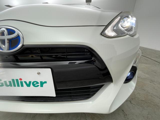 アクア Sスタイルブラック 純正7インチSDナビ 純正ドライブレコーダー クルーズコントロール ステアリングリモコン フルセグTV バックカメラ フォグライト オートライト プッシュスタート スマートキー 電動格納ミラー 禁煙車(61枚目)