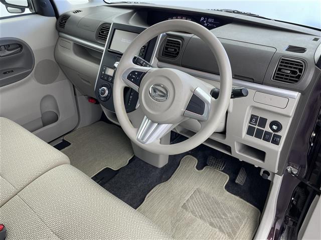 タント Xターボ 純正7インチナビ バックカメラ 片側パワースライドドア オートライト ヘッドライトレベライザー ベンチシート ステアリングリモコン 純正フロアマット スマートキー 盗難防止装置 ABS 禁煙車(17枚目)