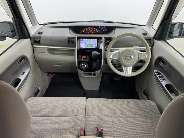 タント X SAII ナビ 衝突軽減ブレーキ Bluetooth フルセグTV パワースライドドア プッシュスタート アイドリングストップ スマートキー スペアキー CD DVD USB 純正フロアマット 横滑り防止装置(12枚目)