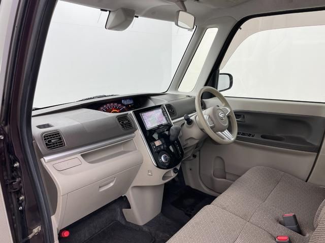 タント X SAII ナビ 衝突軽減ブレーキ Bluetooth フルセグTV パワースライドドア プッシュスタート アイドリングストップ スマートキー スペアキー CD DVD USB 純正フロアマット 横滑り防止装置(52枚目)