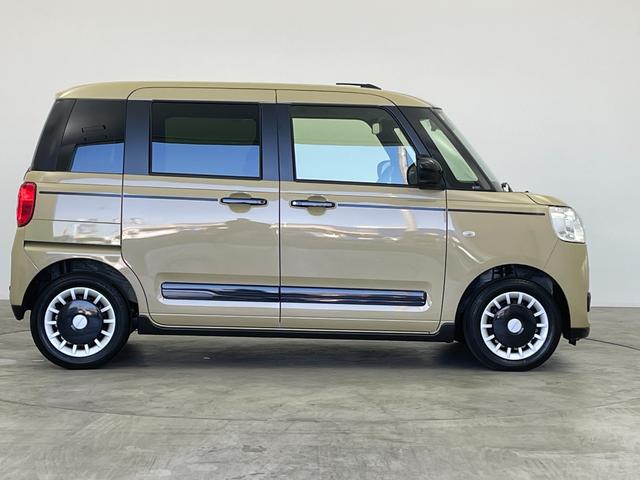 ムーヴキャンバス セオリーＧターボ　社外７インチナビ　バックカメラ　両側パワースライドドア　ＬＥＤライト　オートハイビーム　シートヒーター　ステアリングリモコン　電子パーキング　オートブレーキホールド　スマートキー　ＥＴＣ　禁煙車（50枚目）