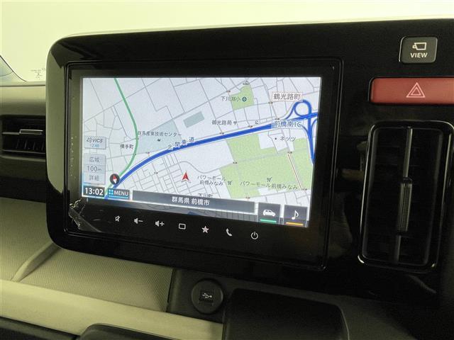 スペーシア ハイブリッドＸ　純正９型ナビ　全方位カメラ　前席シートヒーター　両側パワースライドドア　衝突軽減システム　オートマチックハイビーム　レーンアシスト　障害物センサー　スマートキー　プッシュスタート　禁煙車（4枚目）