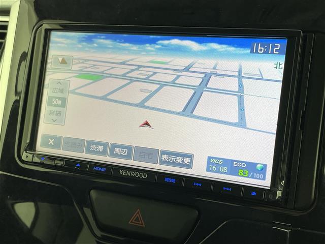 タント Ｘ　ＳＡＩＩＩ　７インチナビ　前後ドラレコ　バックカメラ　シートヒーター　オートマチックハイビーム　純正アルミホイール　オートエアコン　片側パワースライドドア　オートマチックハイビーム　アイドリングストップ　禁煙車（3枚目）