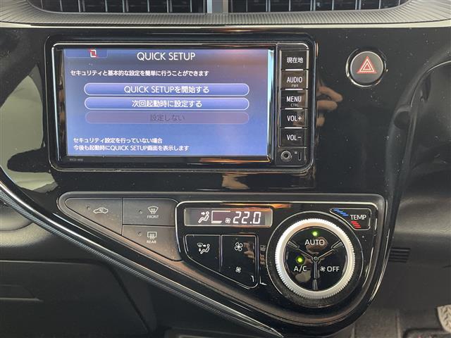 アクア Ｓ　禁煙車　純正７インチナビ　バックカメラ　ドライブレコーダー　プリクラッシュセーフティ　スマートキー　スペアキー　オートライト　オートマチックハイビーム　ステアリングスイッチ　ビルトインＥＴＣ（5枚目）