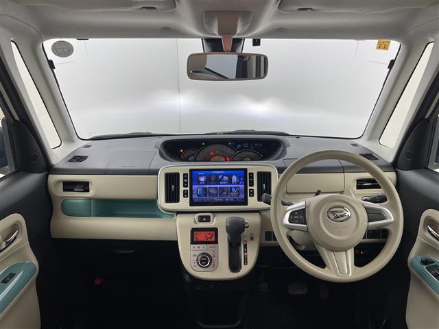 ムーヴキャンバス Ｇメイクアップ　ＳＡＩＩ　純正８インチＳＤナビ　全方位カメラ　両側パワースライドドア　ＥＴＣ　アイドリングストップ　フォグライト　ＬＥＤヘッドライト　ステアリングスイッチ　スマートキー　プッシュスタート　スペアキー　禁煙車（2枚目）