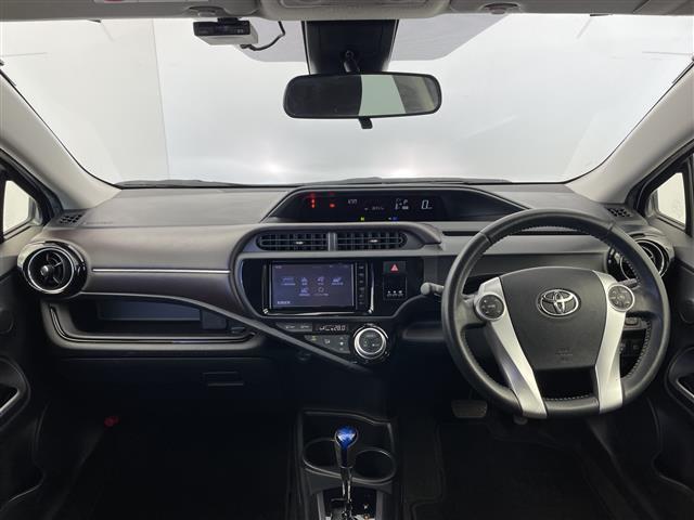 アクア G 純正ナビ フルセグTV バックカメラ ETC クルーズコントロール クリアランスソナー 衝突被害軽減システム レーンアシスト スマートキー プッシュスタート オートエアコン パワーウィンドウ 禁煙車(2枚目)