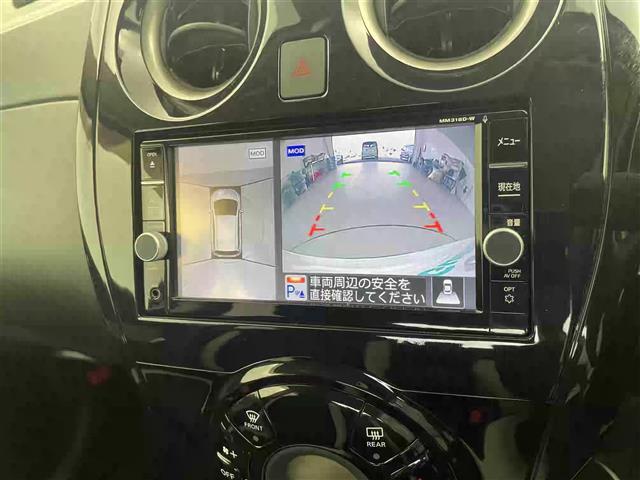 ノート ｅ－パワー　Ｘ　禁煙車　純正ＳＤナビ　アラウンドビューモニター　Ｂｌｕｅｔｏｏｔｈ　フルセグＴＶ　ＣＤ　ＤＶＤ　ＡＵＸ　ＡＭ　ＦＭ　エマージェンシー　ブレーキ　クルーズコントロール　デジタルインナーミラー（2枚目）