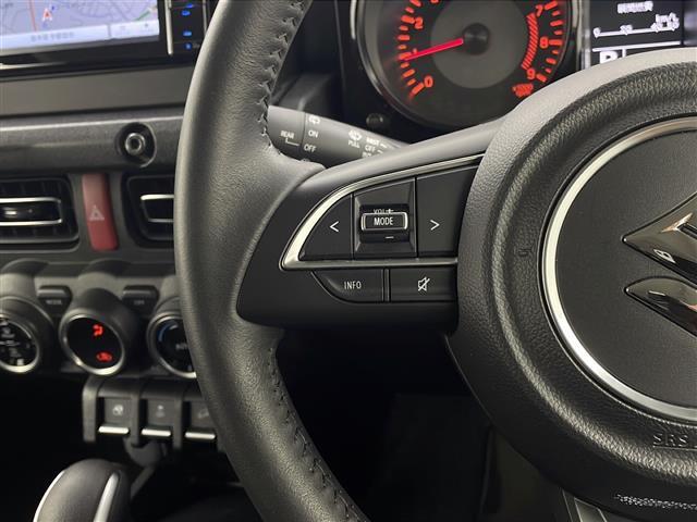 ジムニー XC 社外SDナビ バックカメラ ETC 衝突被害軽減ブレーキ クルーズコントロール 革巻きハンドル 社外マット ウインカーミラー プッシュスタート(8枚目)