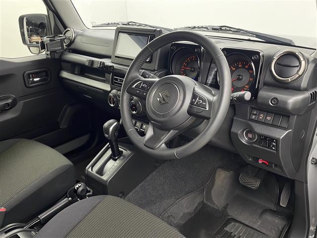 ジムニー XC 社外SDナビ バックカメラ ETC 衝突被害軽減ブレーキ クルーズコントロール 革巻きハンドル 社外マット ウインカーミラー プッシュスタート(26枚目)