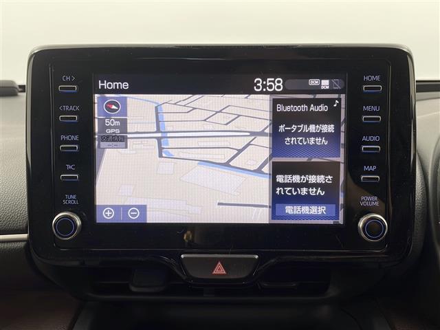 ヤリスクロス ハイブリッドZ 禁煙車 4WD アドバンスドパークド 衝突軽減 ドラレコ シートヒーター 追従式クルーズコントロール オートハイビーム オートライト 純正ディスプレイオーディオ ブラインドスポットモニター ETC(2枚目)