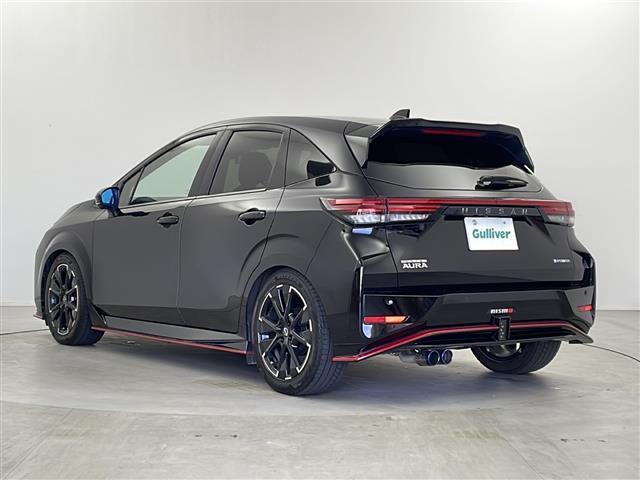 オーラ ニスモ 禁煙車 社外マフラー 社外ダウンサス インテリジェントルームミラー 全方位カメラ 純正ナビ LEDヘッドライト フォグライト バックフォグ オートライト オートハイビーム ブラインドスポットモニター(38枚目)