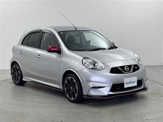 マーチ ニスモ　Ｓ　禁煙車　５ＭＴ　ドライブレコーダー前後　ポータブルナビ　純正オーディオ　ＡＵＸ　ＡＭ　ＦＭ　横滑り防止装置　ＡＵＴＯエアコン　純正ドアバイザー　純正フロアマット　電格ミラー（36枚目）