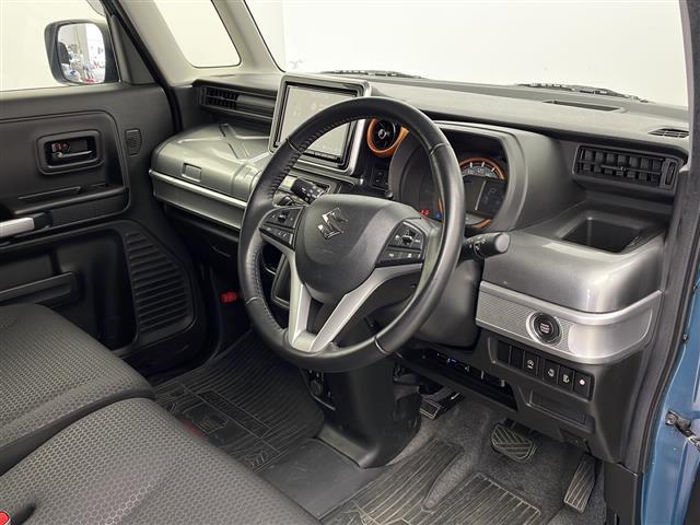 スペーシアギア ハイブリッドXZ 禁煙車 純正ナビ 衝突軽減 レーダークルーズコントロール 横滑り防止 車線逸脱抑制機能 両側パワースライドドア 前席シートヒーター ETC ドライブレコーダー 全周囲カメラ クリアランナソー(19枚目)