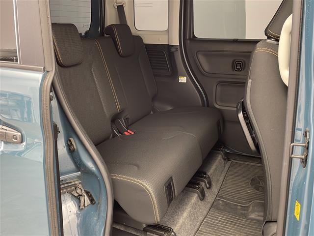 スペーシアギア ハイブリッドXZ 禁煙車 純正ナビ 衝突軽減 レーダークルーズコントロール 横滑り防止 車線逸脱抑制機能 両側パワースライドドア 前席シートヒーター ETC ドライブレコーダー 全周囲カメラ クリアランナソー(21枚目)