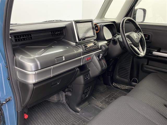 スペーシアギア ハイブリッドXZ 禁煙車 純正ナビ 衝突軽減 レーダークルーズコントロール 横滑り防止 車線逸脱抑制機能 両側パワースライドドア 前席シートヒーター ETC ドライブレコーダー 全周囲カメラ クリアランナソー(25枚目)