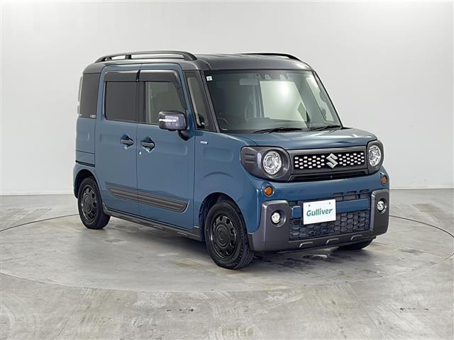 スペーシアギア ハイブリッドXZ 禁煙車 純正ナビ 衝突軽減 レーダークルーズコントロール 横滑り防止 車線逸脱抑制機能 両側パワースライドドア 前席シートヒーター ETC ドライブレコーダー 全周囲カメラ クリアランナソー(40枚目)