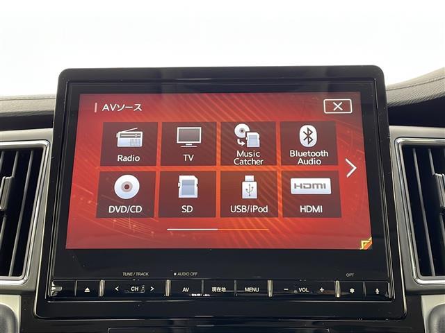 デリカD:5 G パワーパッケージ 禁煙車 4WD 純正10インチメモリーナビ BT HDMI フルセグTV アラウンドビューモニター e-Asist 衝突被害軽減ブレーキ オートサイドステップ 両側電動スライドドア パワーバックドア(9枚目)