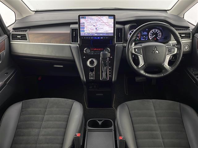 デリカD:5 ジャスパー 社外ナビ 全周囲カメラ 後席モニター 衝突軽減システム 車線逸脱抑制機能 横滑り防止 レーダークルーズコントロール 両側パワースライドドア ビルトインETC 前後ドライブレコーダー 純正アルミホイール(2枚目)