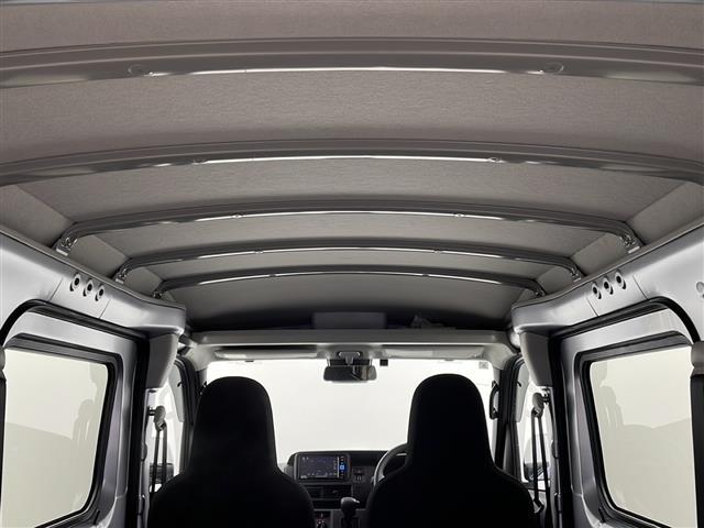 ハイゼットカーゴ Ｇ　ＳＡ　禁煙車　純正ナビ　ＢＴ　ＡＭ　ＦＭ　フルセグ　ＤＩＳＣ　衝突軽減システム　ＥＴＣ　両側スライド　レーンキープアシスト　コーナーセンサー　先行車発進お知らせ機能　ヘッドライトレベライザー　ドアバイザー（25枚目）