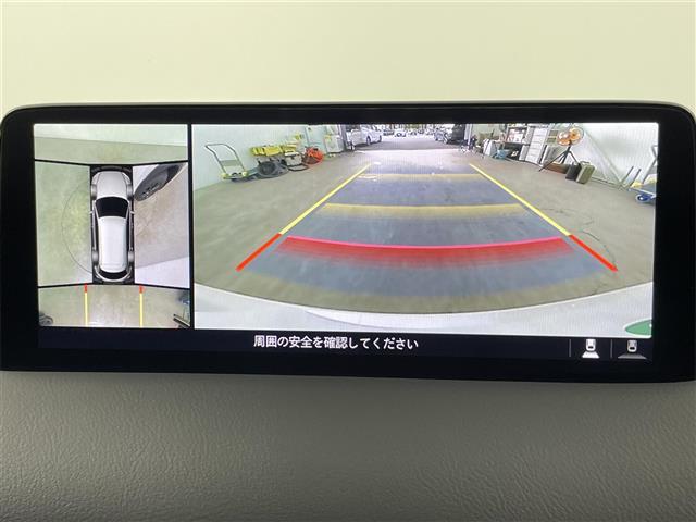 ＣＸ－８ ＸＤ　スポーツアピアランス　禁煙　純正１０．２５型ディスプレイ　６人乗り　サンルーフ　ＢＯＳＥサウンド　全方位カメラ　ルーフレール　パワーバックドア　レッドレザーシート　革シート　パワーシート　シートエアコン　衝突軽減ブレーキ（4枚目）