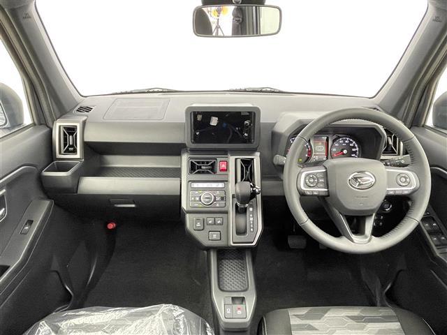 タフト Ｇ　ダーククロムベンチャー　届出済未使用車　禁煙車　ガラスルーフ　スマートアシスト　レーダークルーズコントロール　コーナーセンサー　ＤＮシートヒーター　純正１５インチＡＷ　革巻きステアリング　ステアリングスイッチ　電子パーキング（2枚目）