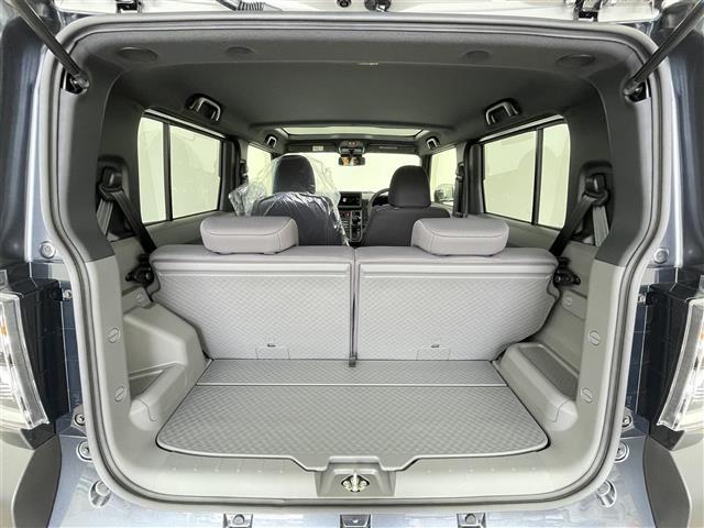 タフト Ｇ　ダーククロムベンチャー　届出済未使用車　禁煙車　ガラスルーフ　スマートアシスト　レーダークルーズコントロール　コーナーセンサー　ＤＮシートヒーター　純正１５インチＡＷ　革巻きステアリング　ステアリングスイッチ　電子パーキング（29枚目）