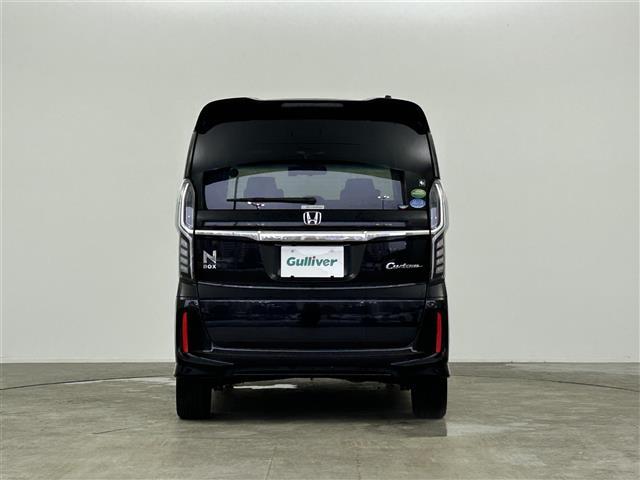 N-BOXカスタム G・Lターボホンダセンシング 禁煙車 純正メモリナビ フルセグTV 両側パワースライドドア バックカメラ ビルトインETC パドルシフト プッシュスタート&スマートキー 革巻きステアリング ステアリングスイッチ スマートキー(39枚目)