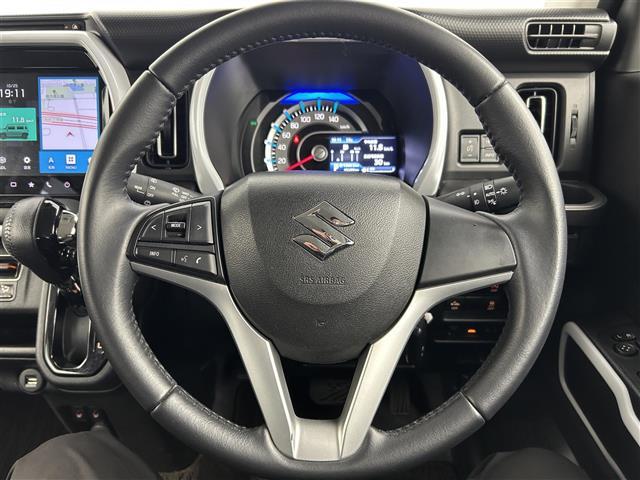 ハスラー ハイブリッドX 禁煙車スズキレーダーブレーキサポート 純正9インチナビ Bluetooth フルセグTV 革巻きステアリング DNシートヒーター LEDヘッドライト コーナーセンサー 全方位カメラ ビルトインETC(10枚目)