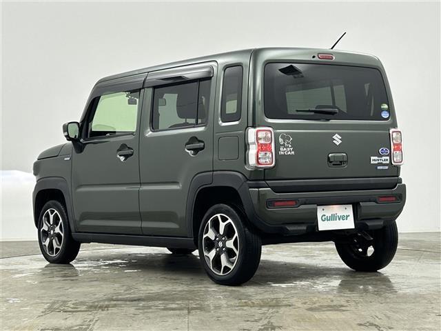 ハスラー ハイブリッドX 禁煙車スズキレーダーブレーキサポート 純正9インチナビ Bluetooth フルセグTV 革巻きステアリング DNシートヒーター LEDヘッドライト コーナーセンサー 全方位カメラ ビルトインETC(38枚目)