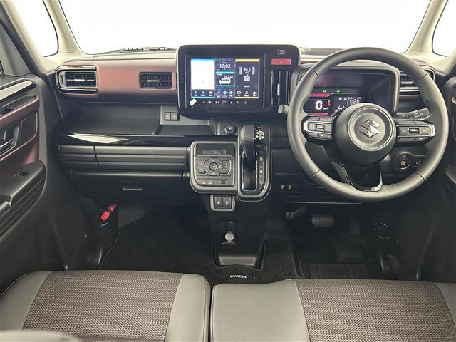 スペーシアカスタム ハイブリッドXS 禁煙 スズキコネクト スズキセーフティサポート 両側パワースライドドア アラウンドビューモニター LEDオートライト ハーフレザーシート 純正15インチAW アイドリングストップ USB(2枚目)