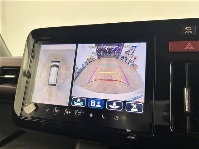 スペーシアカスタム ハイブリッドXS 禁煙 スズキコネクト スズキセーフティサポート 両側パワースライドドア アラウンドビューモニター LEDオートライト ハーフレザーシート 純正15インチAW アイドリングストップ USB(5枚目)