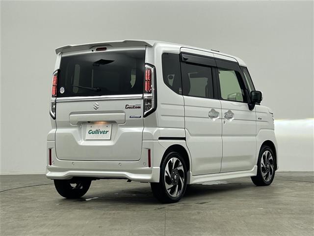 スペーシアカスタム ハイブリッドXS 禁煙 スズキコネクト スズキセーフティサポート 両側パワースライドドア アラウンドビューモニター LEDオートライト ハーフレザーシート 純正15インチAW アイドリングストップ USB(40枚目)