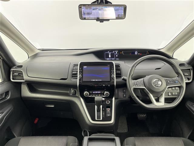 セレナ ハイウェイスター 禁煙車 純正9インチメモリナビ 純正フリップダウンモニター 両側パワースライドドア アラウンドビューモニター エマージェンシーブレーキ レーンキープアシスト プロパイロット コーナーセンサー(2枚目)