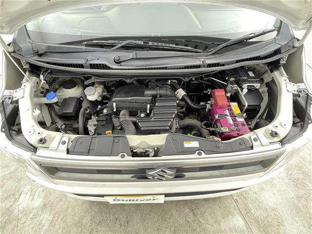 ワゴンＲ ハイブリッドＦＸ　リミテッド　禁煙車　コーナーセンサー　デュアルセンサーブレーキシステム　Ｃｌａｒｉｏｎ製ＣＤオーディオ　ヘットアップディスプレイ　前席シートヒーター　オートハイビーム　スマートキー　純正１４インチＡＷ（42枚目）