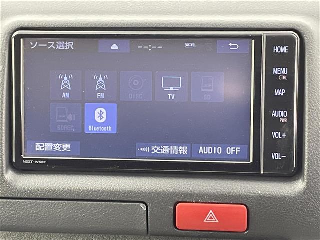 ハイエースバン ロングDX 禁煙車 プリクラッシュセーフティ レーンキープアシスト オートハイビーム 純正メモリナビ フルセグTV アラウンドビューモニター ビルトETC リモコンキー ステアリングスイッチ 電動格納ミラー(5枚目)