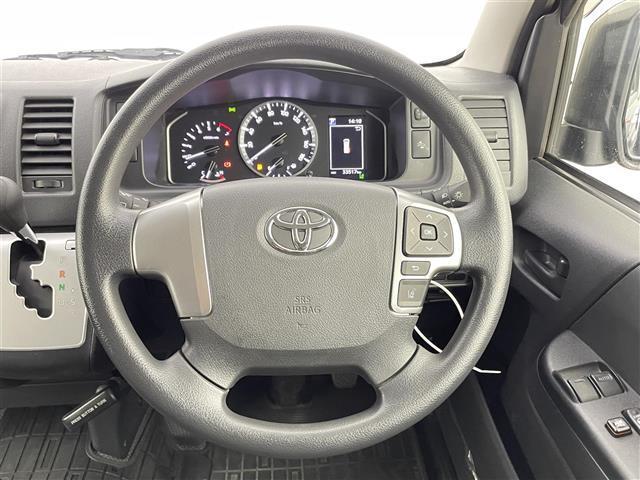 ハイエースバン ロングDX 禁煙車 プリクラッシュセーフティ レーンキープアシスト オートハイビーム 純正メモリナビ フルセグTV アラウンドビューモニター ビルトETC リモコンキー ステアリングスイッチ 電動格納ミラー(14枚目)