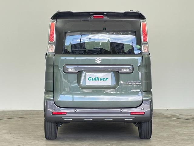 スペーシアギア ハイブリッドＸＺ　禁煙車　衝突軽減システム　純正８型ナビ　フルセグＴＶ　ＢＴ　ＣＤ　ＤＶＤ　両側電動スライドドア　ＥＴＣ　シートヒーター　車線逸脱警報　コーナーセンサー　追従クルーズコントロール　ＬＥＤヘッドライト（34枚目）