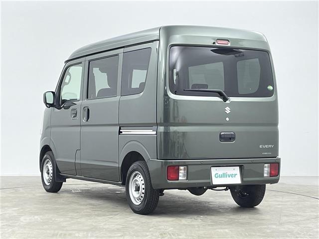 エブリイ ジョインターボ スズキセーフティサポート 衝突軽減ブレーキ レーンキープアシスト ふらつき警報 誤発進抑制機能 コーナーセンサー 純正オーディオ オートライト ヘッドライトレベライザー リモコンキー 純正ゴムマット(38枚目)